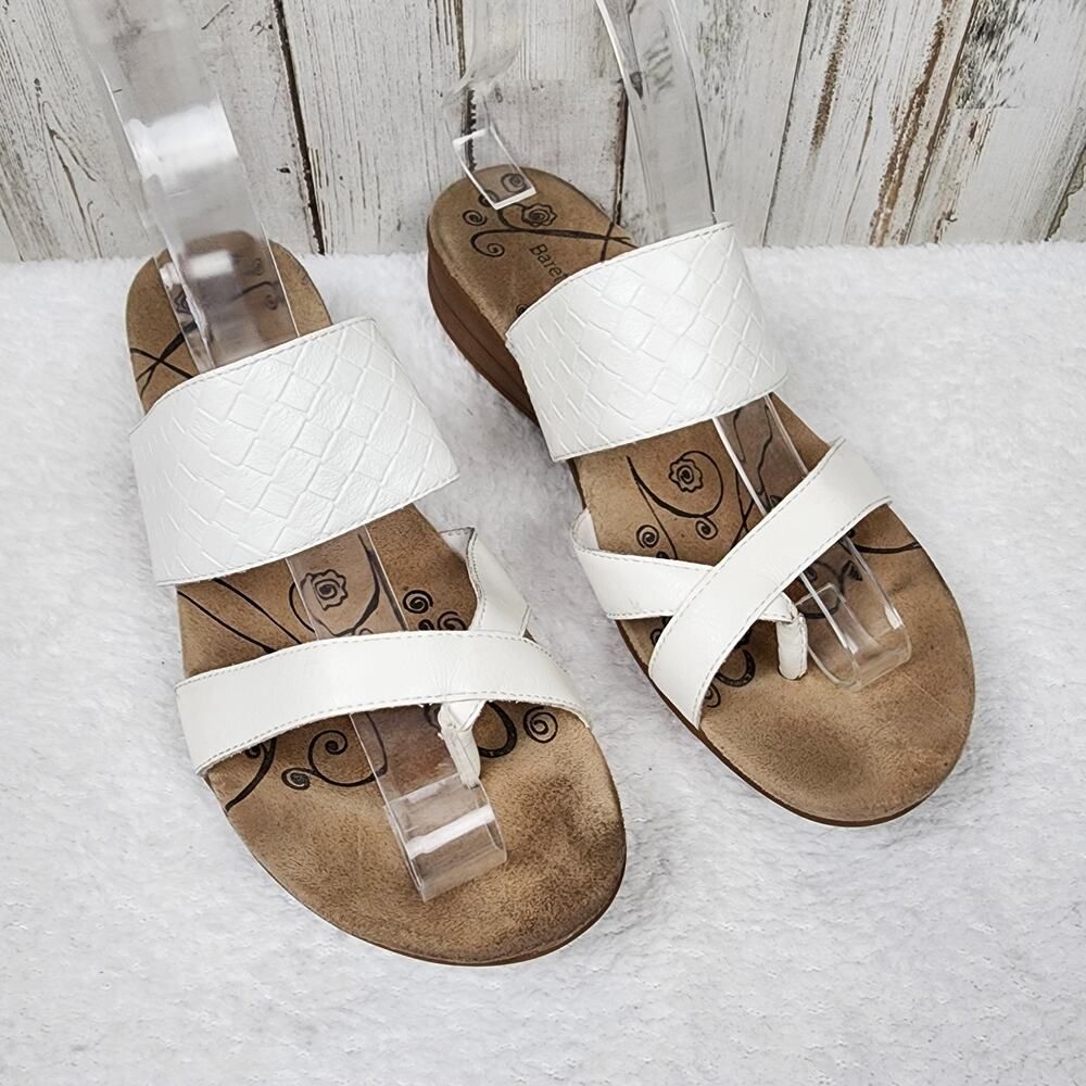 BareTraps White Sandals